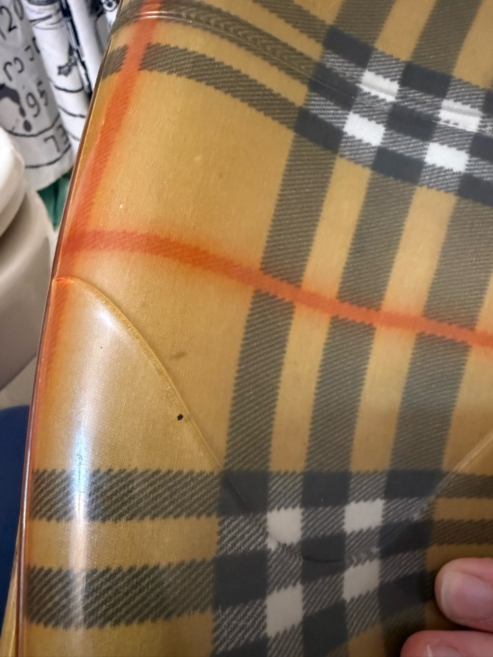 Burberry | Classic Plaid Rain Boots Italian size 37 - Picture 8 of 15